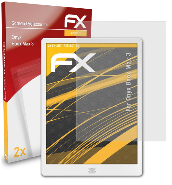 atFoliX FX-Antireflex Displayschutzfolie für Onyx Boox Max 3
