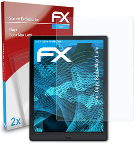 atFoliX FX-Clear Schutzfolie für Onyx Boox Max Lumi