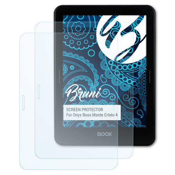 Bruni Basics-Clear Displayschutzfolie für Onyx Boox Monte Cristo 4