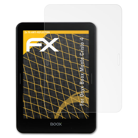 atFoliX FX-Antireflex Displayschutzfolie für Onyx Boox Monte Cristo 4