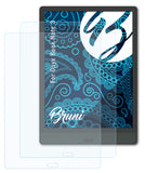 Schutzfolie Bruni kompatibel mit Onyx Boox Note 3, glasklare (2X)