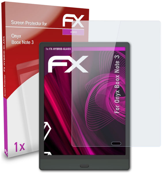 atFoliX FX-Hybrid-Glass Panzerglasfolie für Onyx Boox Note 3