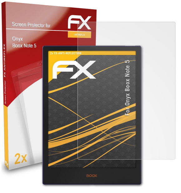 atFoliX FX-Antireflex Displayschutzfolie für Onyx Boox Note 5