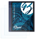 Schutzfolie Bruni kompatibel mit Onyx Boox Note Air 2, glasklare (2X)