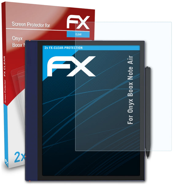 atFoliX FX-Clear Schutzfolie für Onyx Boox Note Air