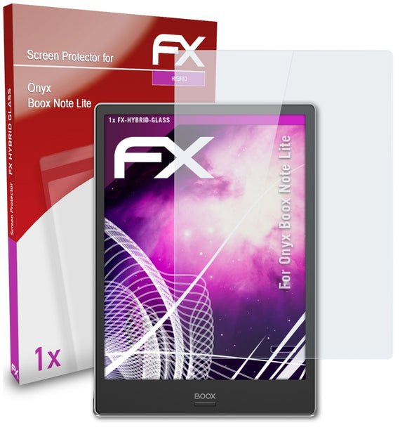 atFoliX FX-Hybrid-Glass Panzerglasfolie für Onyx Boox Note Lite
