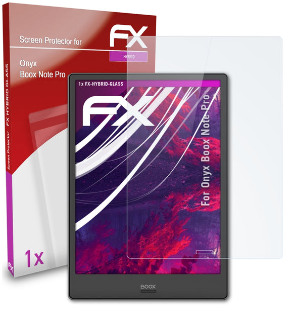 atFoliX FX-Hybrid-Glass Panzerglasfolie für Onyx Boox Note Pro