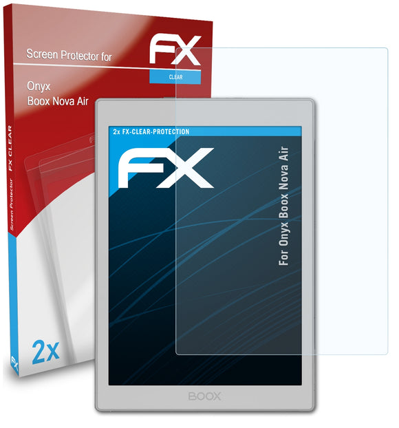 atFoliX FX-Clear Schutzfolie für Onyx Boox Nova Air