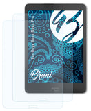 Schutzfolie Bruni kompatibel mit Onyx Boox Nova Pro, glasklare (2X)