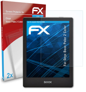 atFoliX FX-Clear Schutzfolie für Onyx Boox Poke 2 Color