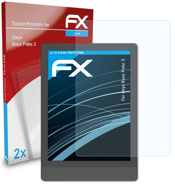 atFoliX FX-Clear Schutzfolie für Onyx Boox Poke 3