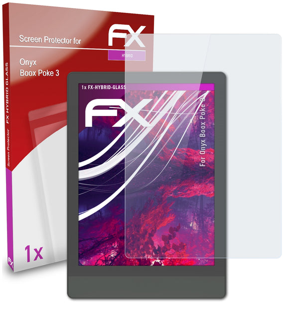 atFoliX FX-Hybrid-Glass Panzerglasfolie für Onyx Boox Poke 3