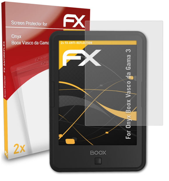 atFoliX FX-Antireflex Displayschutzfolie für Onyx Boox Vasco da Gama 3