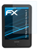 atFoliX Schutzfolie kompatibel mit Onyx Boox Vasco da Gama 3, ultraklare FX Folie (2X)