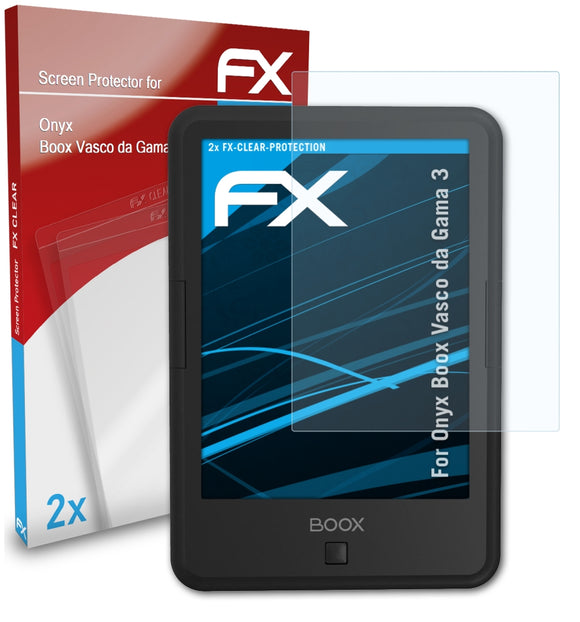 atFoliX FX-Clear Schutzfolie für Onyx Boox Vasco da Gama 3
