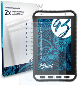 Bruni Basics-Clear Displayschutzfolie für Onyx Healthcare Julia-J07 (7 Inch)