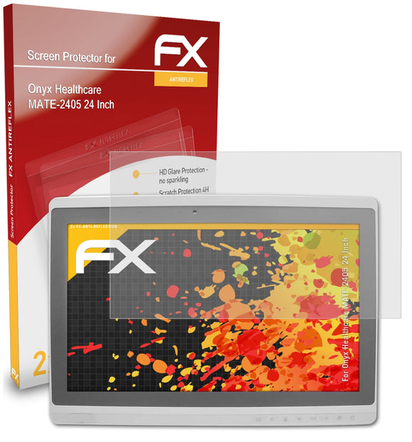 atFoliX FX-Antireflex Displayschutzfolie für Onyx Healthcare MATE-2405 (24 Inch)