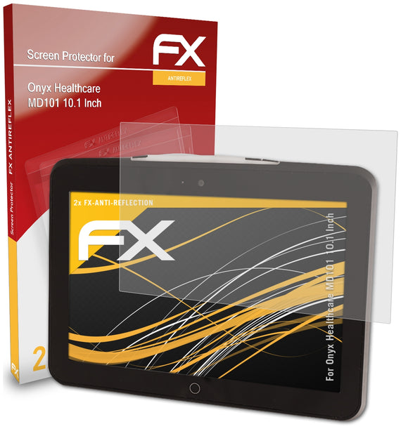 atFoliX FX-Antireflex Displayschutzfolie für Onyx Healthcare MD101 (10.1 Inch)