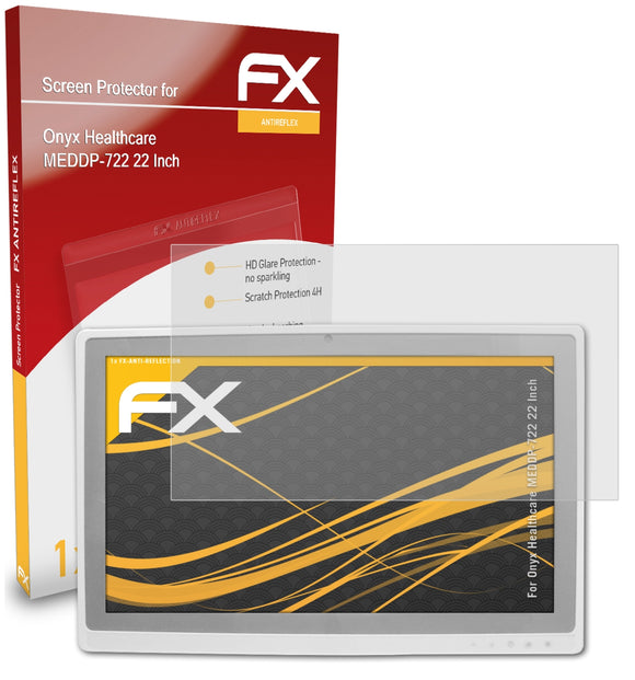 atFoliX FX-Antireflex Displayschutzfolie für Onyx Healthcare MEDDP-722 (22 Inch)