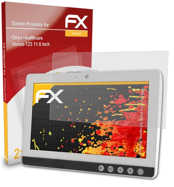 atFoliX FX-Antireflex Displayschutzfolie für Onyx Healthcare Venus-123 (11.6 Inch)