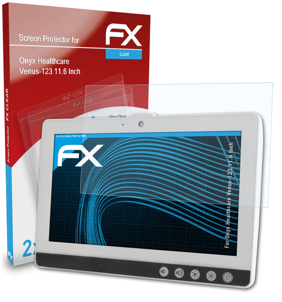atFoliX FX-Clear Schutzfolie für Onyx Healthcare Venus-123 (11.6 Inch)
