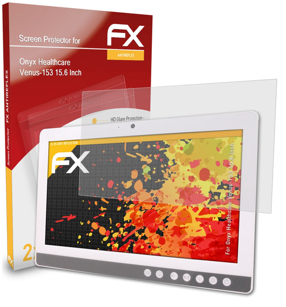 atFoliX FX-Antireflex Displayschutzfolie für Onyx Healthcare Venus-153 (15.6 Inch)