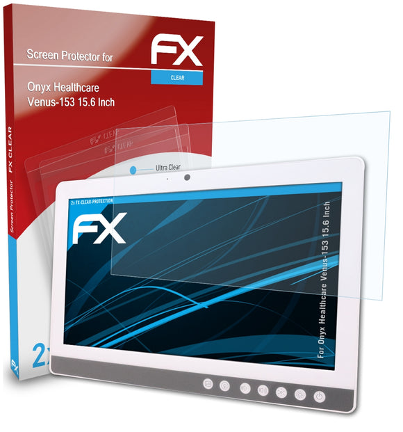 atFoliX FX-Clear Schutzfolie für Onyx Healthcare Venus-153 (15.6 Inch)