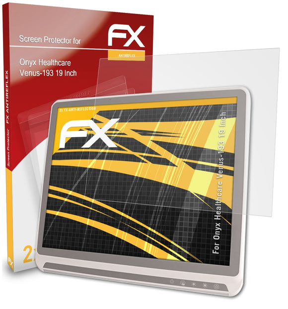 atFoliX FX-Antireflex Displayschutzfolie für Onyx Healthcare Venus-193 (19 Inch)