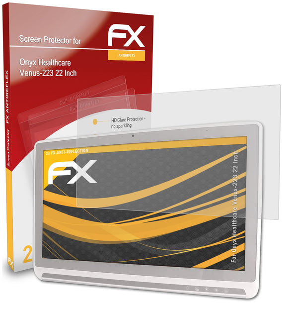 atFoliX FX-Antireflex Displayschutzfolie für Onyx Healthcare Venus-223 (22 Inch)