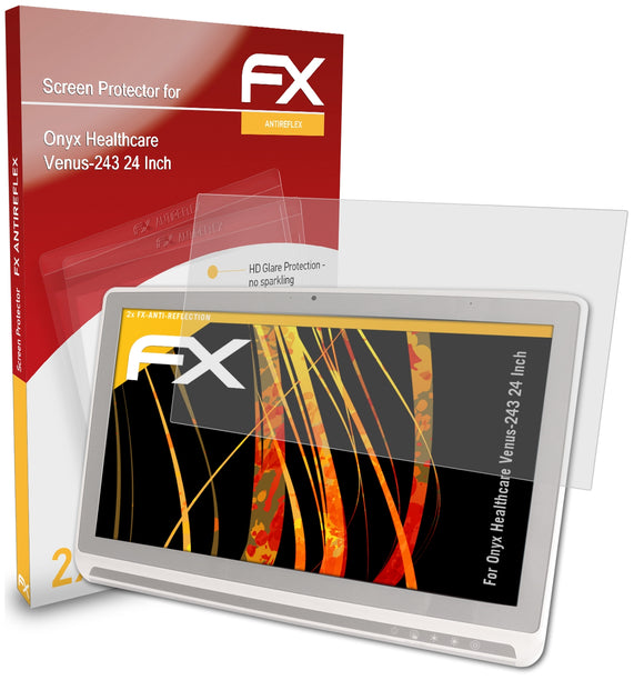 atFoliX FX-Antireflex Displayschutzfolie für Onyx Healthcare Venus-243 (24 Inch)