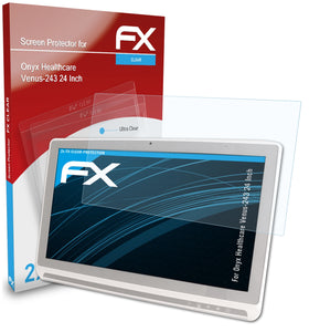 atFoliX FX-Clear Schutzfolie für Onyx Healthcare Venus-243 (24 Inch)