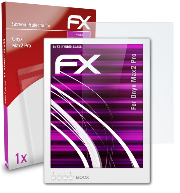 atFoliX FX-Hybrid-Glass Panzerglasfolie für Onyx Max2 Pro