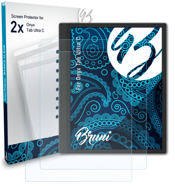 Bruni Basics-Clear Displayschutzfolie für Onyx Tab Ultra C