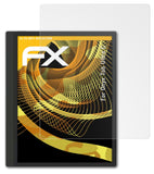 Panzerfolie atFoliX kompatibel mit Onyx Tab Ultra C, entspiegelnde und stoßdämpfende FX (2X)