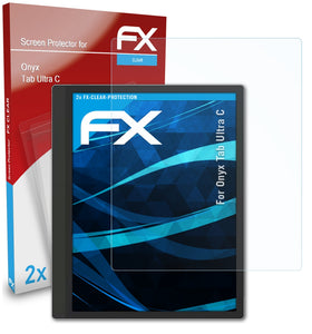 atFoliX FX-Clear Schutzfolie für Onyx Tab Ultra C