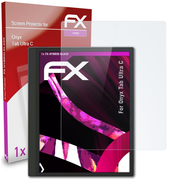 atFoliX FX-Hybrid-Glass Panzerglasfolie für Onyx Tab Ultra C