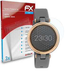 atFoliX FX-Clear Schutzfolie für oozoo Q00404 (39mm)