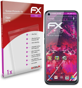 atFoliX FX-Hybrid-Glass Panzerglasfolie für Oppo A11s