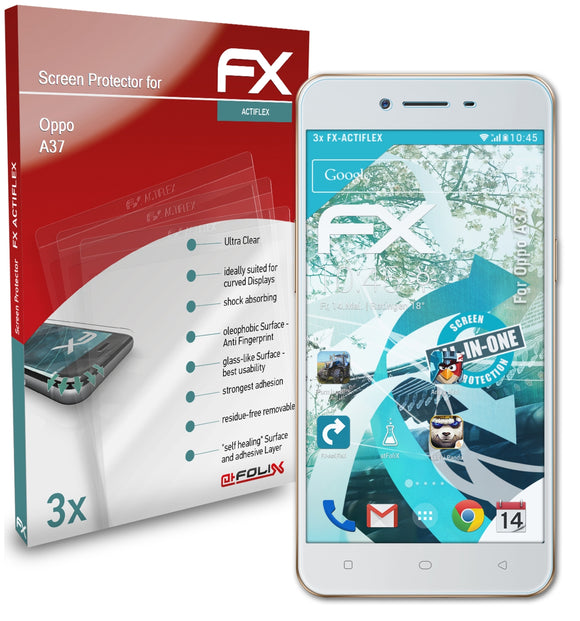 atFoliX FX-ActiFleX Displayschutzfolie für Oppo A37