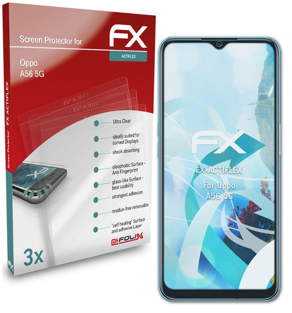 atFoliX FX-ActiFleX Displayschutzfolie für Oppo A56 5G