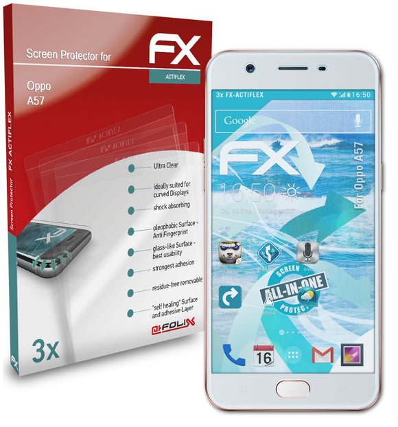 atFoliX FX-ActiFleX Displayschutzfolie für Oppo A57