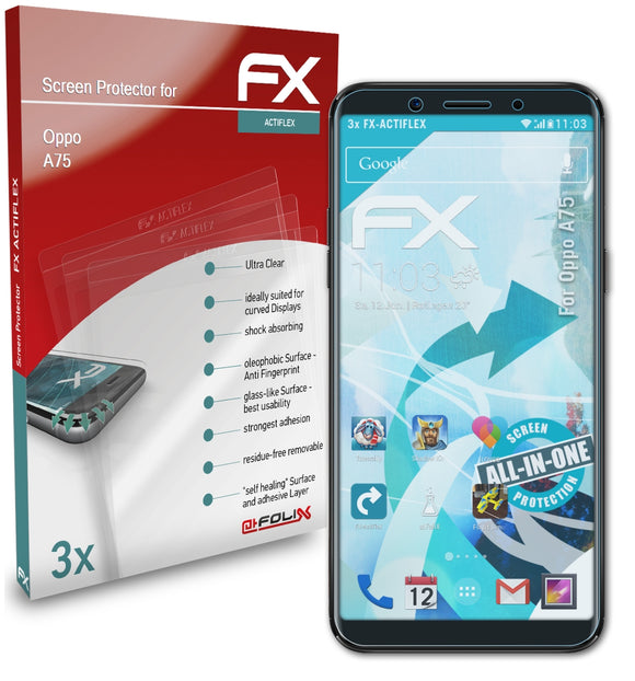 atFoliX FX-ActiFleX Displayschutzfolie für Oppo A75