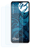 Schutzfolie Bruni kompatibel mit Oppo A77 5G, glasklare (2X)