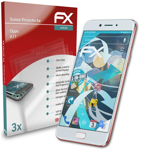 atFoliX FX-ActiFleX Displayschutzfolie für Oppo A77