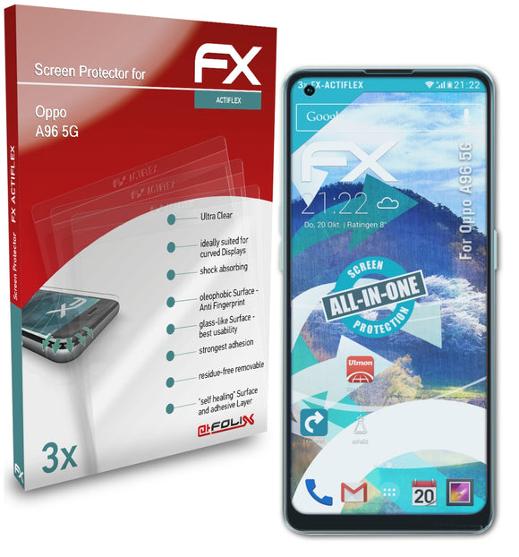 atFoliX FX-ActiFleX Displayschutzfolie für Oppo A96 5G