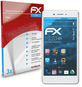 atFoliX FX-Clear Schutzfolie für Oppo F1