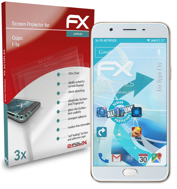 atFoliX FX-ActiFleX Displayschutzfolie für Oppo F1s