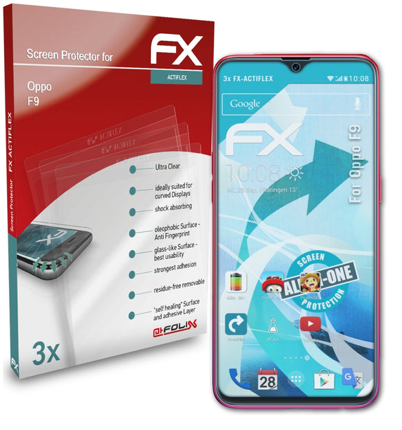 atFoliX FX-ActiFleX Displayschutzfolie für Oppo F9