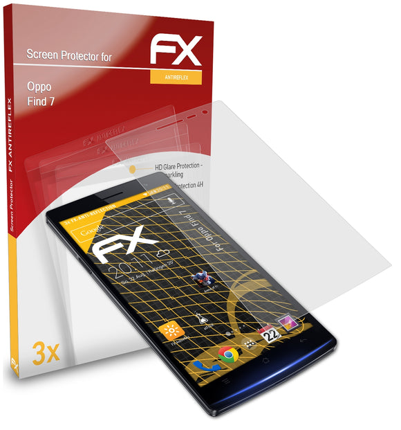 atFoliX FX-Antireflex Displayschutzfolie für Oppo Find 7