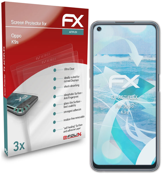 atFoliX FX-ActiFleX Displayschutzfolie für Oppo K9s